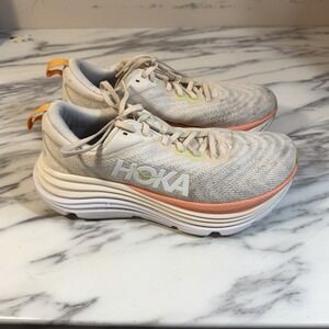 HOKA Gaviota 5 Shoes Womens Size 9B Vanilla Eggnog Sneakers One One Running